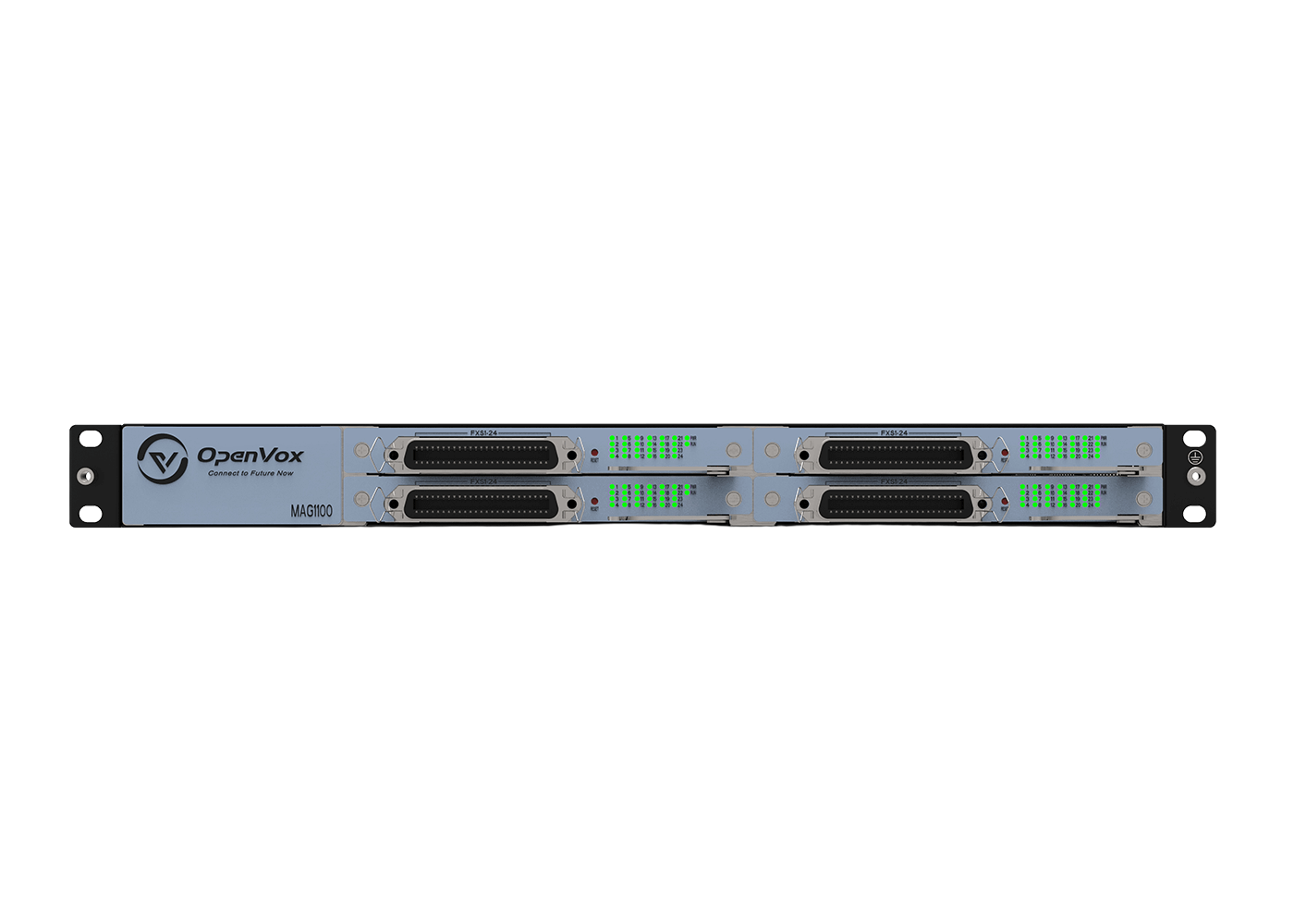 OpenVox MAG1100 high-density FXS analog gateway