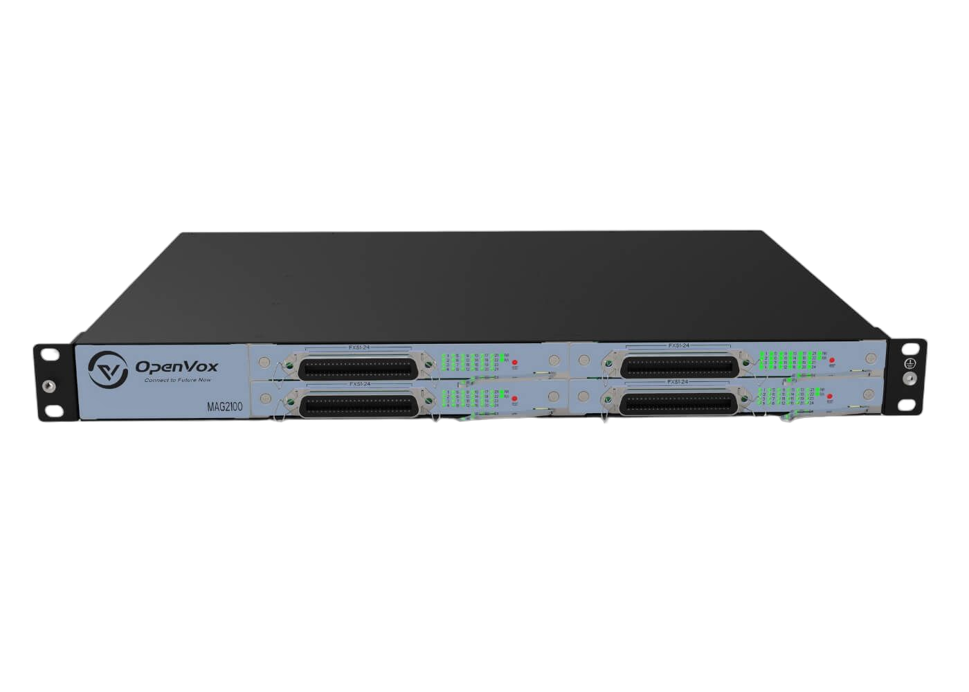 OpenVox MAG2100 high-density FXS analog gateway