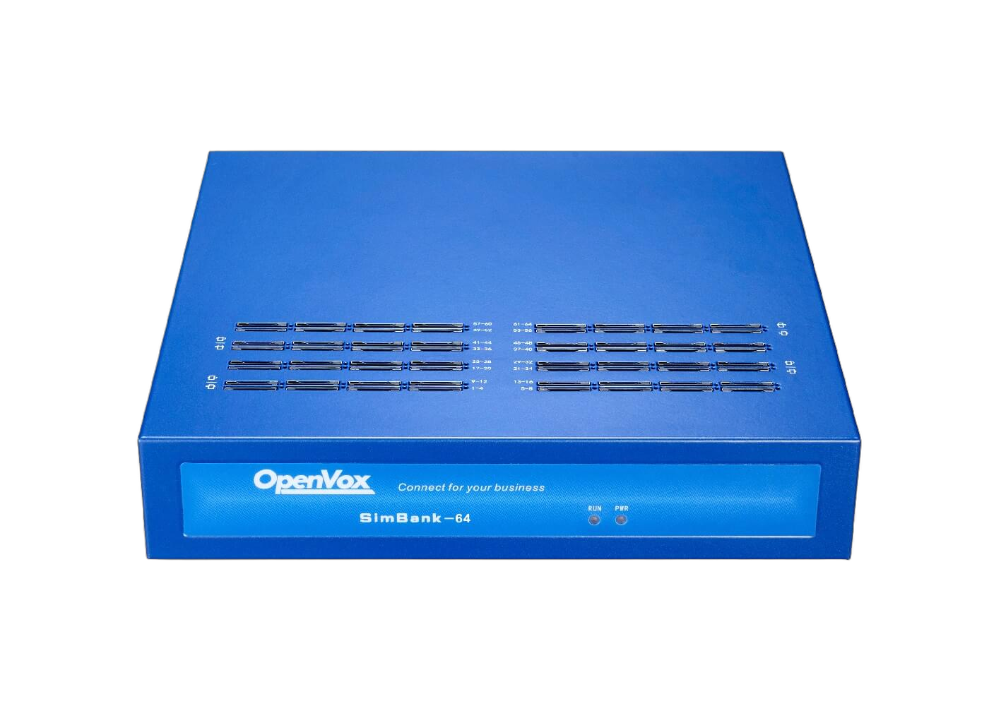 OpenVox Simbank-64 remote SIM resource model